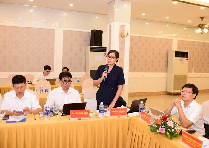  PGS.TS. Đỗ Thị Xuân Dung, Phó Giám đốc Đại học Huế góp ý cần nhấn mạnh về nguồn lực nhân khi xây dựng Khu Công nghệ cao 