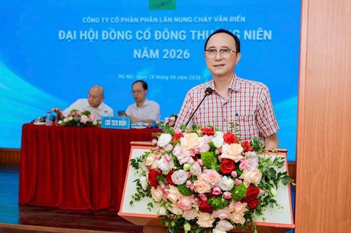 Ông Văn Hồng Sơn, Tổng giám đốc Công ty: Kết quả năm 2025 tạo nền tảng để Phân lân Văn Điển tiếp tục nâng cao hiệu quả hoạt động, mở rộng thị trường và triển khai các mục tiêu tăng trưởng trong năm 2026