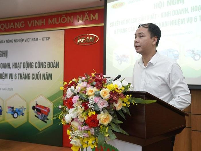 Ông Ngô Khải Hoàn - Chủ tịch HĐQT VEAM , phát biểu tại Hội nghị 