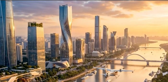 Ảnh phối cảnh Quy hoạch Thủ đô tầm nhìn 100 năm.