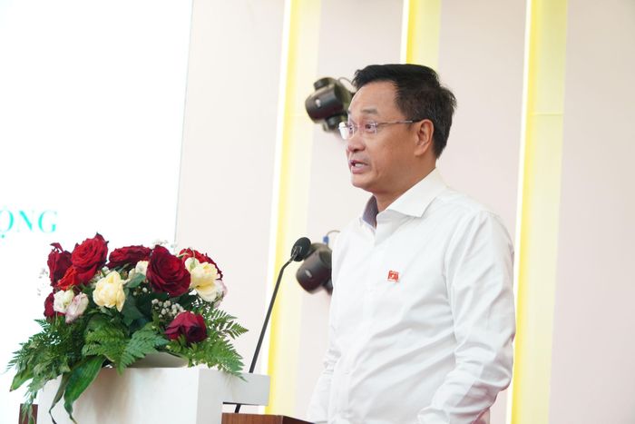 Bí thư Thành ủy Đà Nẵng Lê Ngọc Quang phát biểu