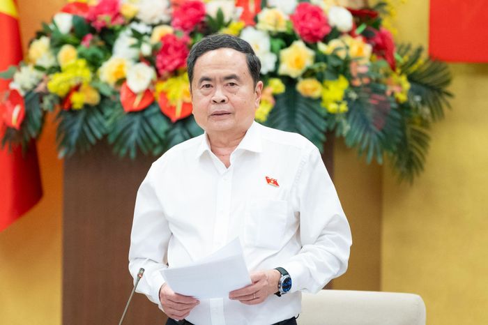Bí thư Đảng ủy Quốc hội, Chủ tịch Quốc hội Trần Thanh Mẫn phát biểu khai mạc Hội nghị