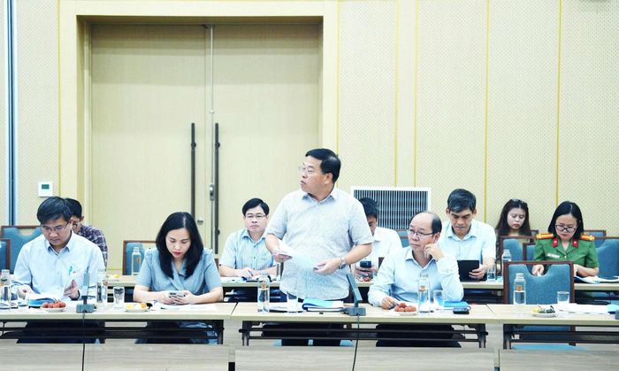 Đại biểu phát biểu tại hội nghị