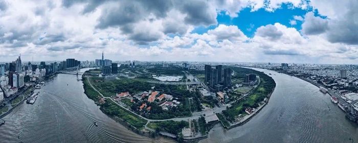 Bán đảo Thủ Thiêm đang được đầu tư phát triển hiện đại.