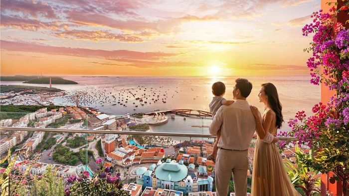  The Sunset sở hữu tầm nhìn trực diện Cầu Hôn – “biểu tượng checkin” tại Nam Phú Quốc. Ảnh minh họa: Sun Property.