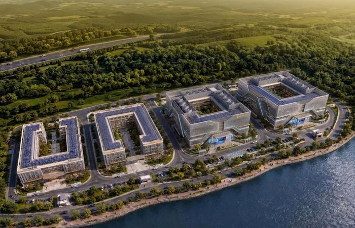 Hình ảnh mô phỏng kiến trúc dự án G-Campus
