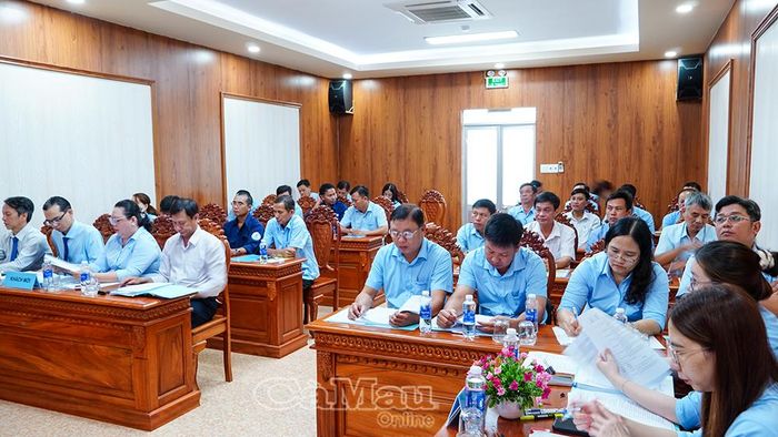 Đại biểu tham dự Đại hội đồng cổ đông thường niên năm 2026 của Công ty Cổ phần Cấp nước Cà Mau.