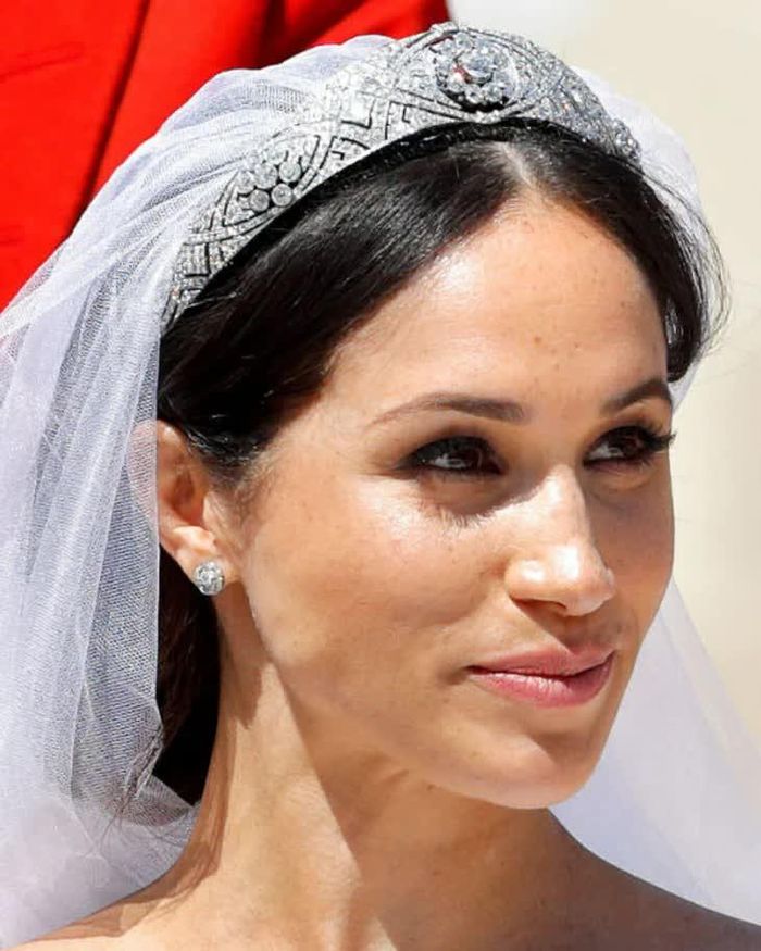 Meghan Markle, Nữ công tước xứ Sussex trong ngày cưới của mình tại nhà nguyện St George, Lâu đài Windsor vào năm 2018 tại Windsor, Anh - Ảnh: Corbis.