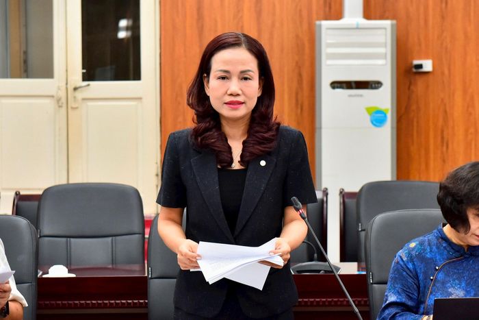 Phó Giám đốc Sở Giáo dục và Đào tạo Hà Nội Vương Hương Giang. Ảnh: Phan Anh