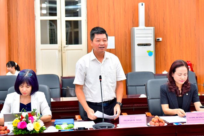 Phó Giám đốc Sở Giáo dục và Đào tạo Hà Nội Phạm Quốc Toản. Ảnh: Phan Anh