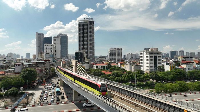 Hệ thống đường sắt đô thị. Ảnh: Phạm Hùng
