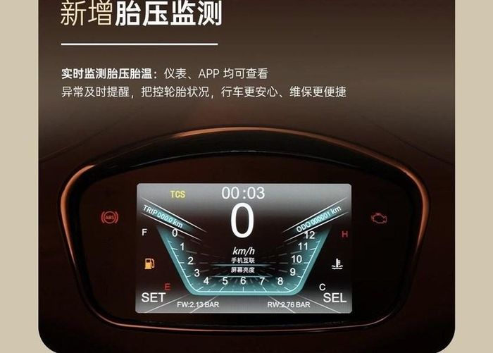 Phiên bản tiêu chuẩn được trang bị bảng đồng hồ điều khiển kỹ thuật số