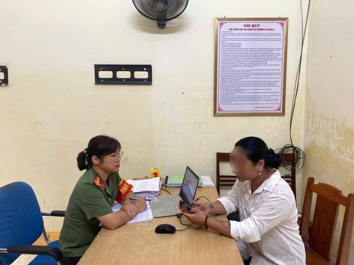 Khi phát hiện chị P đã trình báo cơ quan công an kịp thời - (ảnh CATQ).