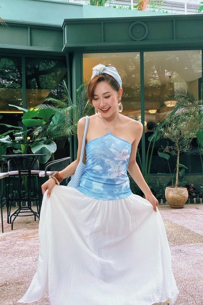 Diễn viên Tường Vi hào hứng, tràn đầy năng lượng chào đón tuần mới đầy quyến rũ.