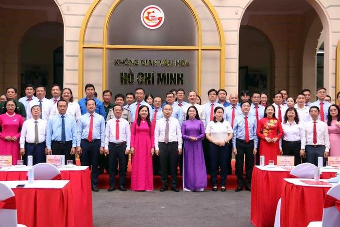 Không gian được xây dựng nhằm tạo điều kiện học tập, nghiên cứu về cuộc đời, sự nghiệp, tư tưởng, đạo đức, phong cách Hồ Chí Minh. Ảnh: Xuân Khu.