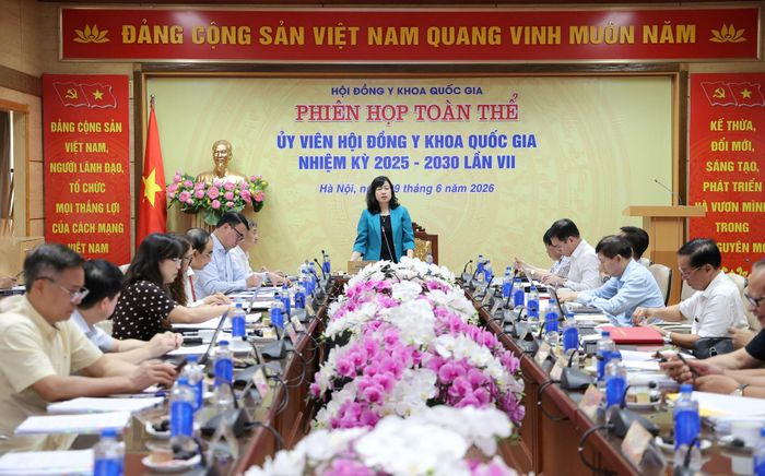 Quang cảnh cuộc họp tại điểm cầu Bộ Y tế.