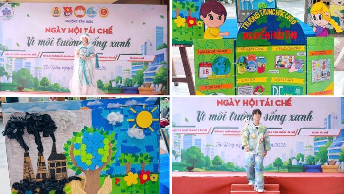  Ngày hội tái chế vì môi trường sống xanh. 