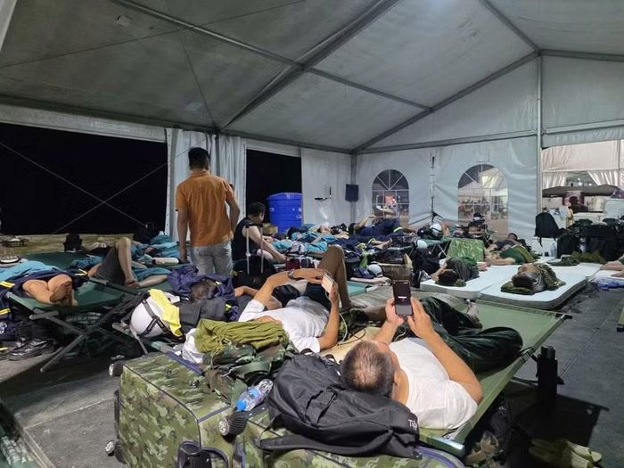 Đêm đầu tiên của đoàn cứu nạn cứu hộ Việt Nam tại Venezuela