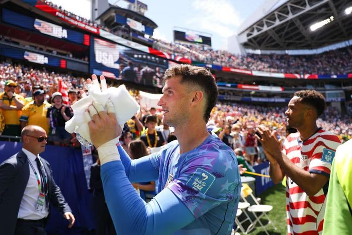  Matt Freese là thủ môn số 1 của tuyển Mỹ tại World Cup 2026. ẢNH: MIRROR/GETTY 