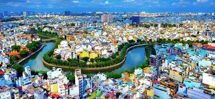  Ảnh chụp kênh Nhiêu Lộc của nhiếp ảnh gia Trần Thế Phong. 