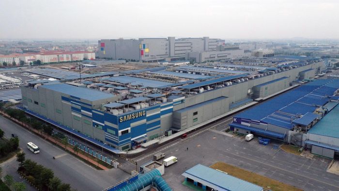  Tổ hợp Samsung tại Bắc Ninh. Ảnh: Việt Linh. 
