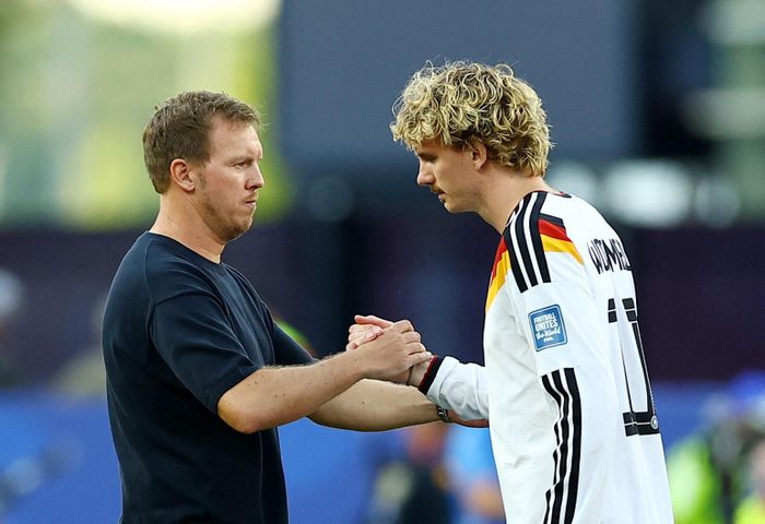  Nagelsmann chịu sức ép lớn sau khi tuyển Đức dừng bước ở vòng 32 đội World Cup 2026. 