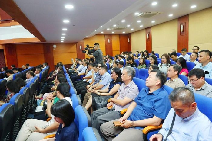 Các đại biểu dự hội nghị tại điểm cầu Bộ VHTTDL