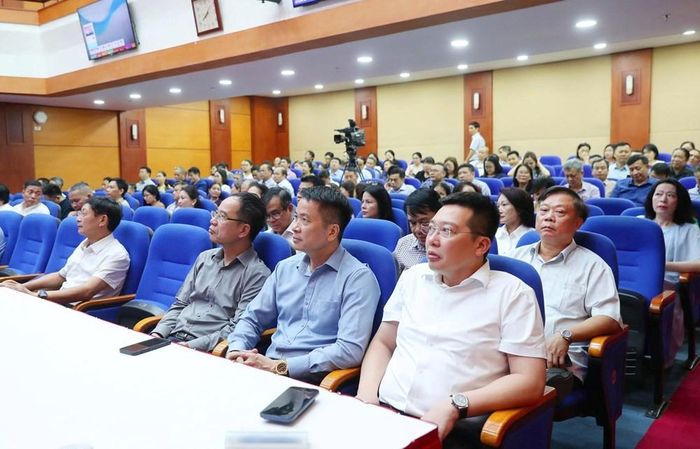 Các đại biểu dự hội nghị tại điểm cầu Bộ VHTTDL