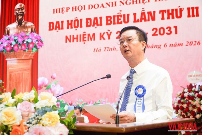 Phát biểu chỉ đạo Đại hội, ông Trần Báu Hà, Phó Chủ tịch UBND tỉnh Hà Tĩnh, đánh giá cao những đóng góp của doanh nghiệp trong sự phát triển kinh tế của địa phương