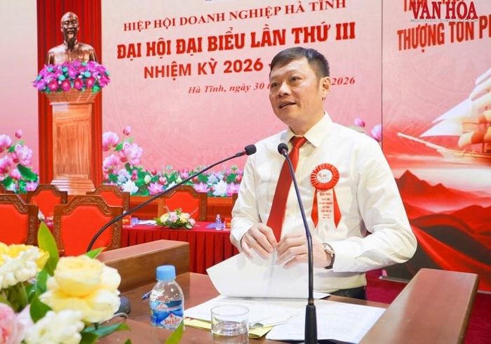 Ông Nguyễn Anh Thắng - Tổng Giám đốc Tổng Công ty Khoáng sản và Thương mại Hà Tĩnh được bầu giữ chức Chủ tịch Hiệp hội Doanh nghiệp Hà Tĩnh nhiệm kì 2026 - 2031