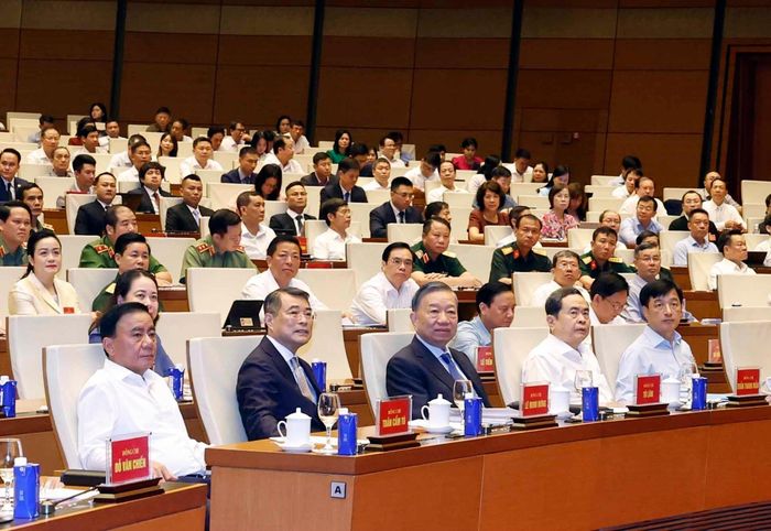 Tổng Bí thư, Chủ tịch nước Tô Lâm và các đại biểu tham dự. Ảnh: Thống Nhất - TTXVN