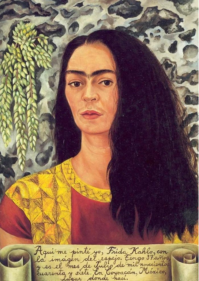 Bức chân dung tự họa với mái tóc buông xõa (1946) là một trong 55 bức chân dung tự họa do nữ họa sĩ vẽ trong suốt cuộc đời mình