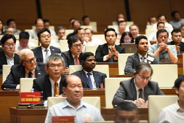 Đại diện các doanh nghiệp trong nước và nước ngoài dự hội nghị - Ảnh: VGP/Nhật Bắc