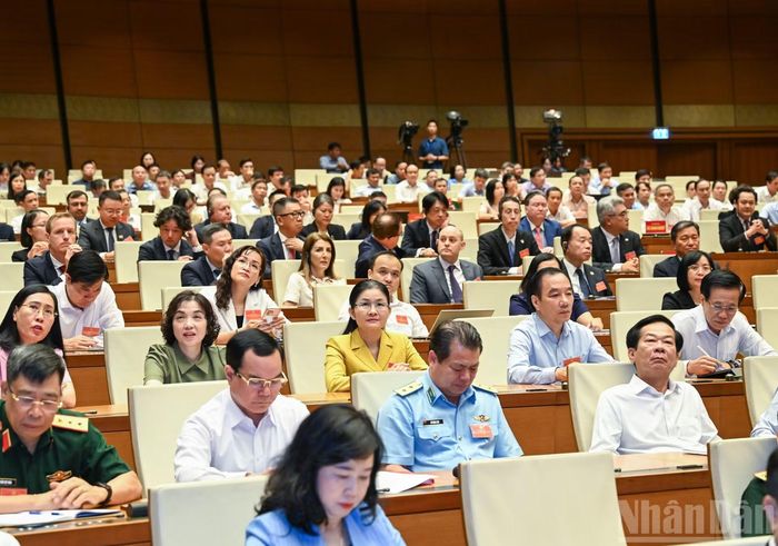 Các đại biểu dự hội nghị. (Ảnh: DUY LINH)