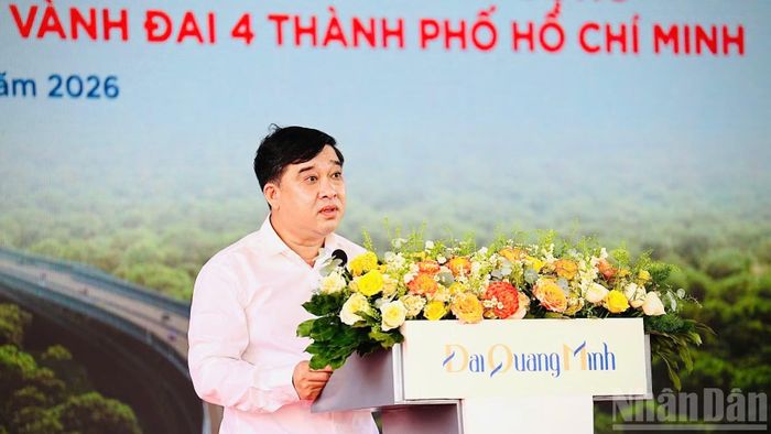 Phó Chủ tịch Ủy ban nhân dân thành phố Đồng Nai Hồ Văn Hà phát biểu tại sự kiện.