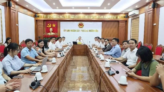 Điểm cầu phường Nhân Hòa.