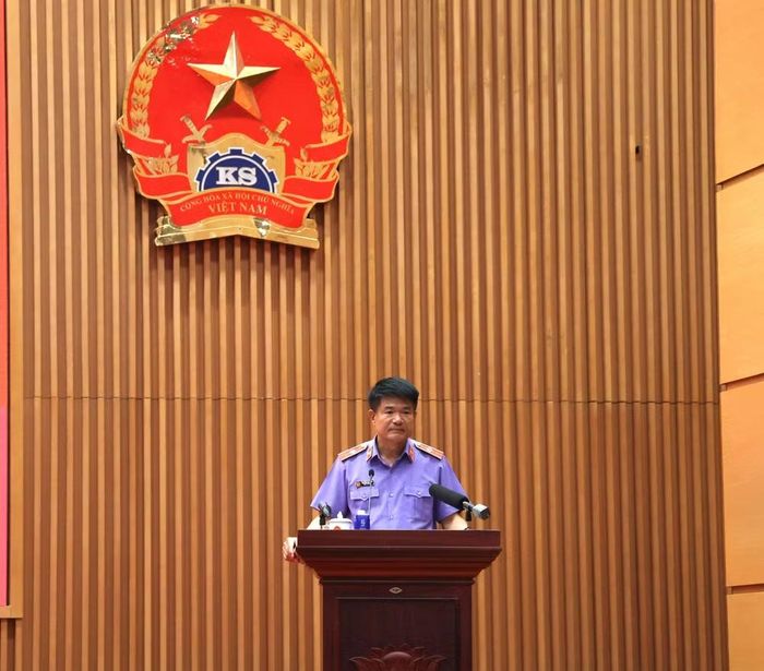 Viện trưởng Viện Kiểm sát nhân dân tối cao Nguyễn Huy Tiến.