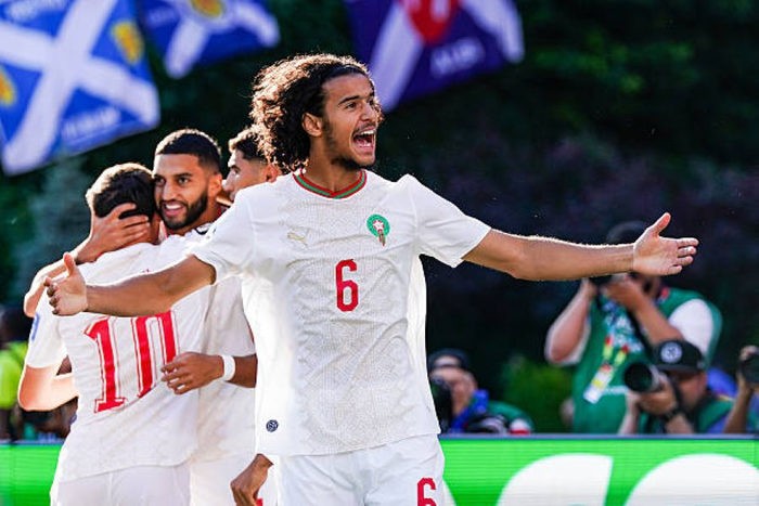 Ayyoub Bouaddi gây ấn tượng mạnh trong màu áo đội tuyển Morocco tại World Cup 2026. Ảnh: Getty 