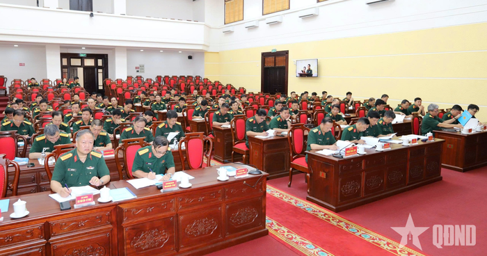 Các đại biểu dự hội nghị tại điểm cầu trung tâm.