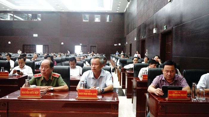 Các đại biểu dự hội nghị tại đầu cầu Đà Nẵng