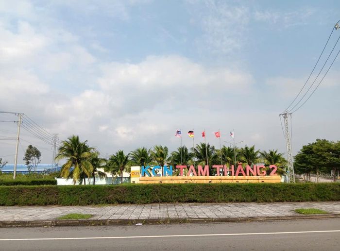 Dự án nằm trong KCN Tam Thăng 2.