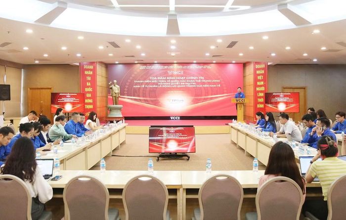 Tọa đàm sinh hoạt chính trị với chủ đề "Thanh niên Mặt trận Tổ quốc, các đoàn thể T.Ư với Nghị quyết 68-NQ/TW.