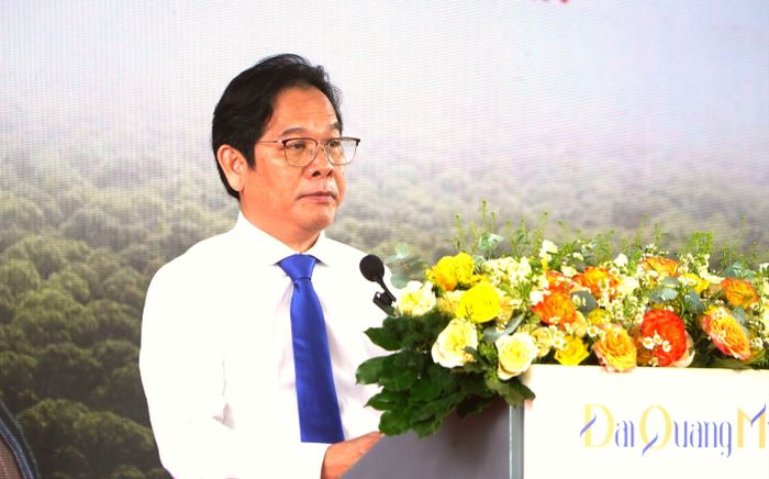 Đại diện nhà đầu tư phát biểu tại buổi lễ 