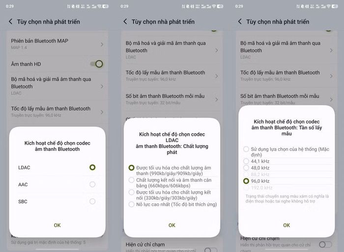 Đáng chú ý, dù Apple Music hỗ trợ nhạc Lossless trên Android và có thể kết hợp với LDAC để mang lại chất lượng âm thanh rất cao qua Bluetooth, đây vẫn không phải trải nghiệm lossless hoàn toàn vì tín hiệu âm thanh sẽ được mã hóa lại trước khi truyền tới tai nghe.