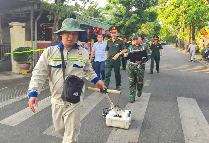 Kết quả ban đầu cho thấy nhiều vị trí nghi vấn tại 2 vị trí đường Xuân 68 và Tôn Thất Thiệp, TP Huế.