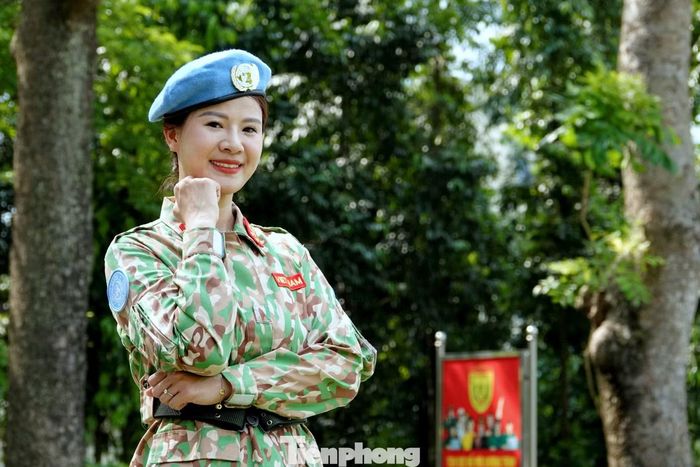 Thượng úy quân nhân chuyên nghiệp Nguyễn Thu Trang sẽ tới Nam Sudan với khát vọng cống hiến của tuổi trẻ Việt Nam.
