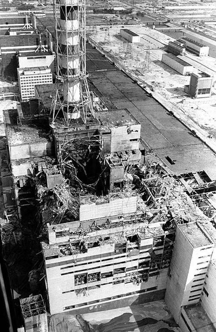 Thảm họa Chernobyl là một vụ tai nạn hạt nhân xảy ra ngày 25/4/1986 khi lò phản ứng số 4 của nhà máy điện hạt nhân Chernobyl ở Ukraine bị nổ. Sự kiện được coi là thảm họa hạt nhân tồi tệ nhất trong lịch sử cả về phí tổn và thương vong. Ảnh: IAEA.