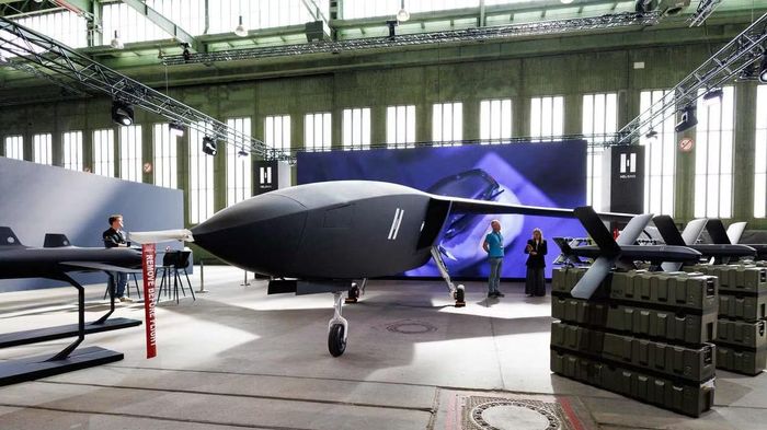 Một góc hội nghị công nghiệp quân sự Đức-Ukraine ở thủ đô Berlin của Đức ngày 8/6/2026. Ảnh: DPA.
