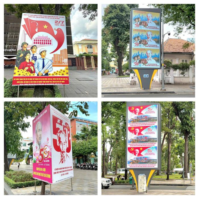 TP.HCM như khoác lên mình màu áo mới chào mừng 50 năm Ngày Thành phố Sài Gòn - Gia Định chính thức vinh dự mang tên Chủ tịch Hồ Chí Minh.