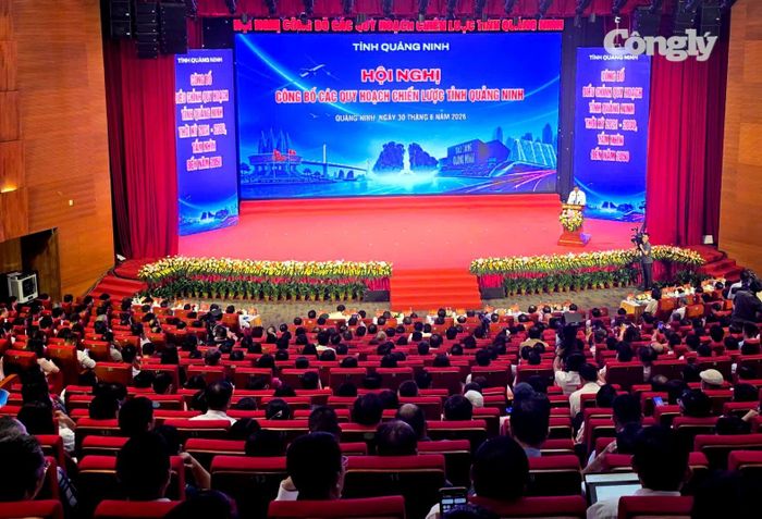 Toàn cảnh Hội nghị công bố các quy hoạch chiến lược tỉnh Quảng Ninh.